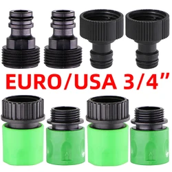 Snelkoppeling Tepel Euro Vs 3/4 Inch Mannelijke Schroefdraad Tuinslang Adapter Voor Tuin Tubing Drip Irrigatie Watering Systeem