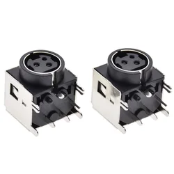 DIN Female Socket Connector 4-core S-terminal DIN-4P socket DIN-422 MPC-4-02 wiring plug