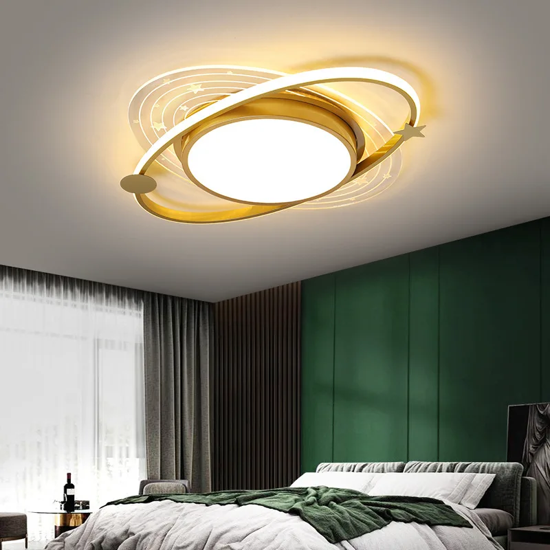 

Planet Dimmable Led Ceiling Lights For Bedroom Nursery Child Baby Boy Children Room Ceiling Lamp For Kids Room Light Fixture