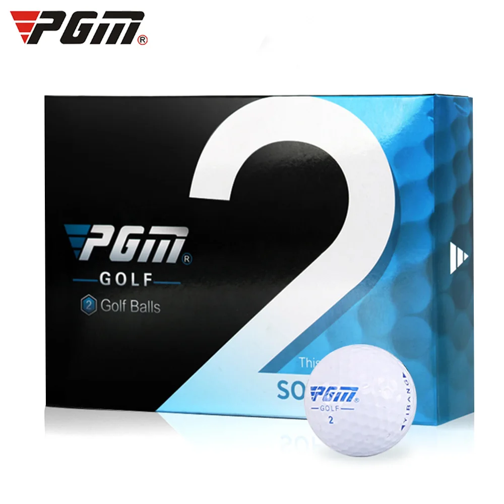 PGM Original Golf Ball Two piece Match Ball Gift Box Package Golf Ball Set 12pcs Set Game Use Ball Q022