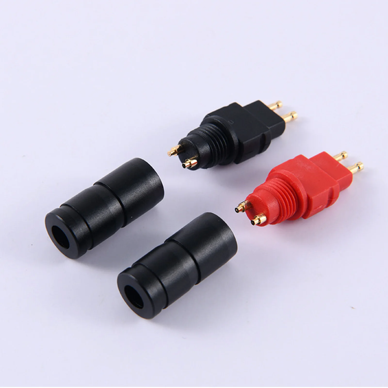 2 قطعة دبابيس سماعة مطلية بالذهب ل Sennheiser HD580 HD600 HD650 HD660S استبدال سماعة كابل دبوس موصلات