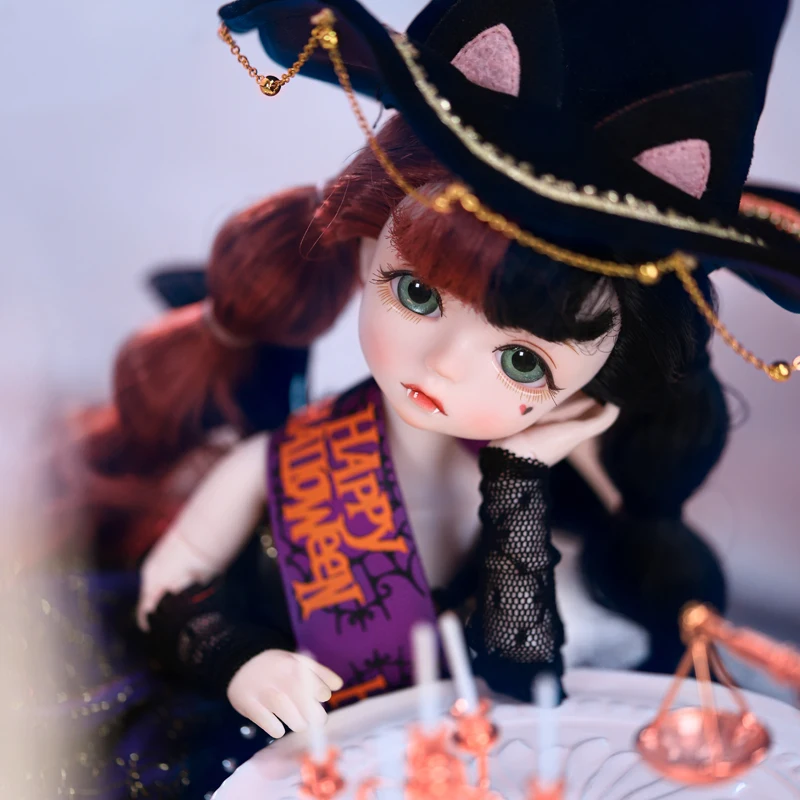 DBS Giấc Mơ Cổ Tích Búp Bê 1/6 BJD Halloween Combo Tên Quỷ Cơ Khớp Cơ Thể Với Lớp Trang Điểm Bé Gái SD