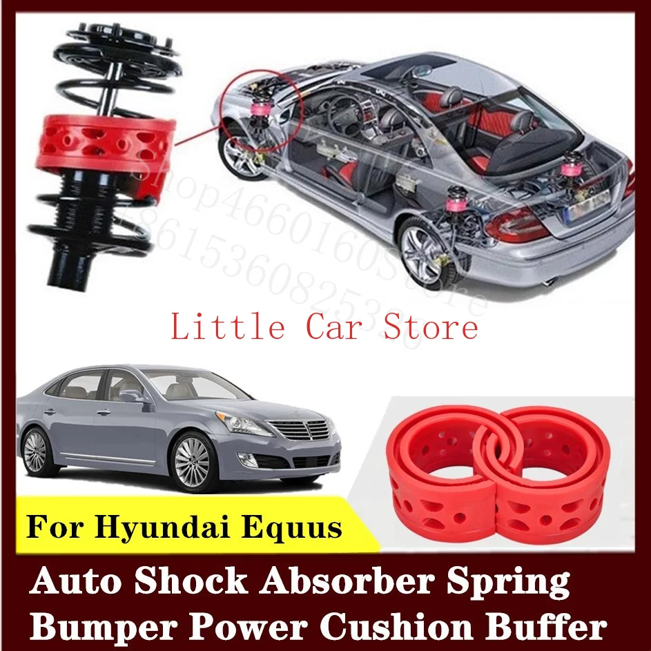 2PCS Front Suspension Shock Bumper Spring Coil Cushion Buffer For Hyundai Equus