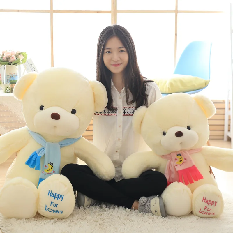 

Новое поступление, мягкие плюшевые игрушки в виде медведя, мягкие игрушки в виде гигантской мишки, любимые игрушки, подарок для девочки на День святого Валентина, распродажа