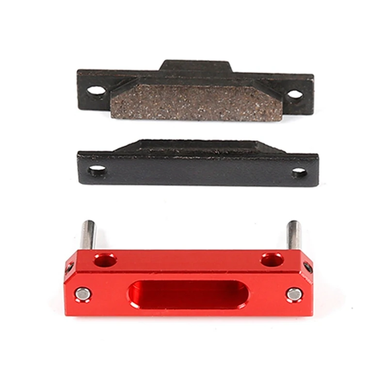 CNC Alloy Brake Pad Set for 1/5 HPI KM BAJA 5B SS RC CAR GAS PARTS 85201-Orange & Brake Disc Set