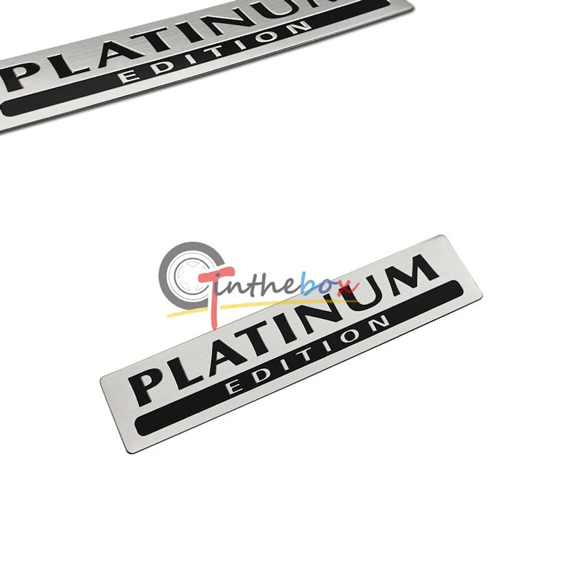 Gtinthebox 1X Aluminum PLATINUM EDITION for Special Limited Pathfinder Emblem Badge Sticker