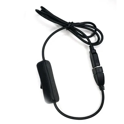 USB extension cord with switch driving recorder power cord male to female usb wire two-core lamp small fan universal