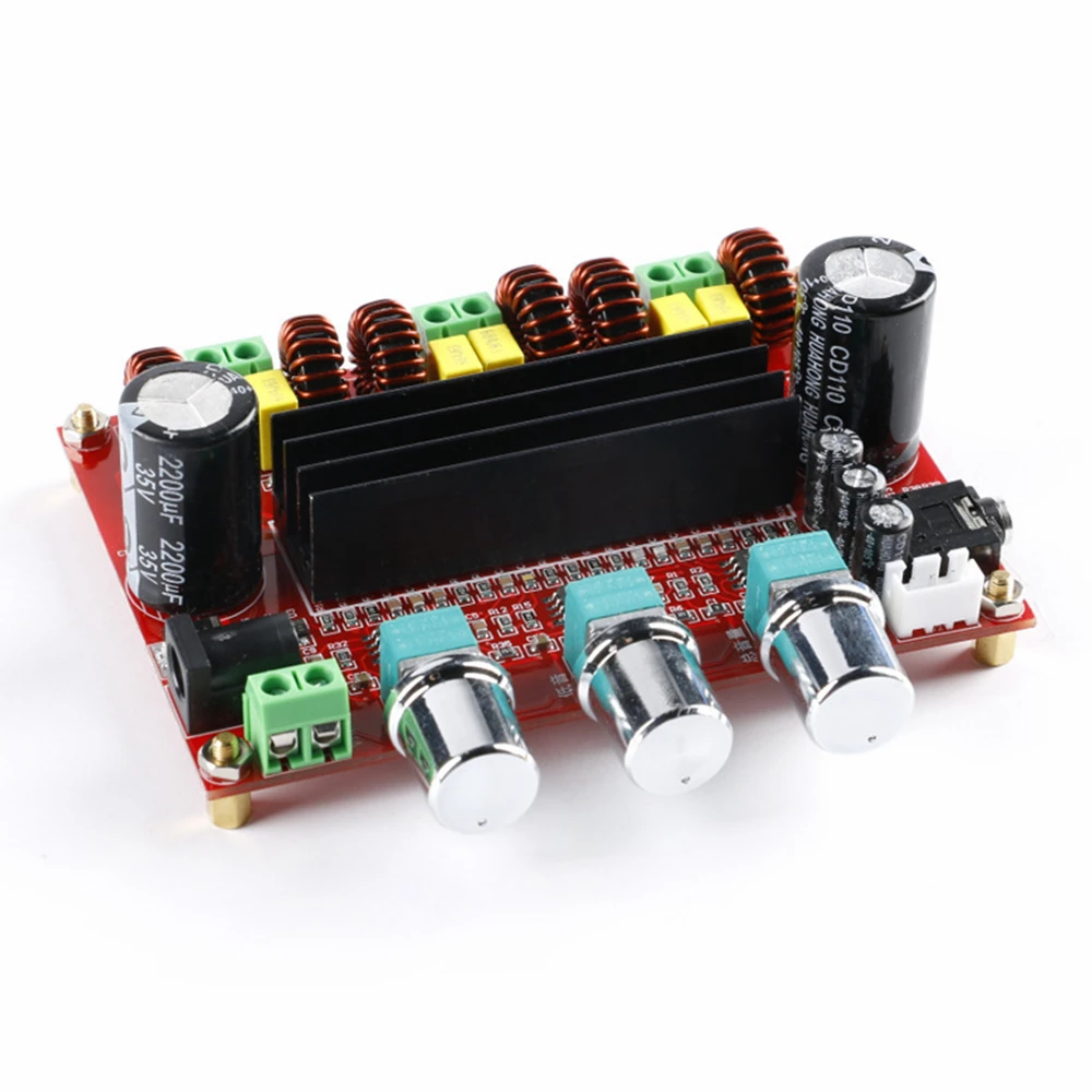 XH-M139 2x 50W +100W 2.1 Channel Digital Subwoofer Power Amplifier Board 3 Channels DC 12-24V