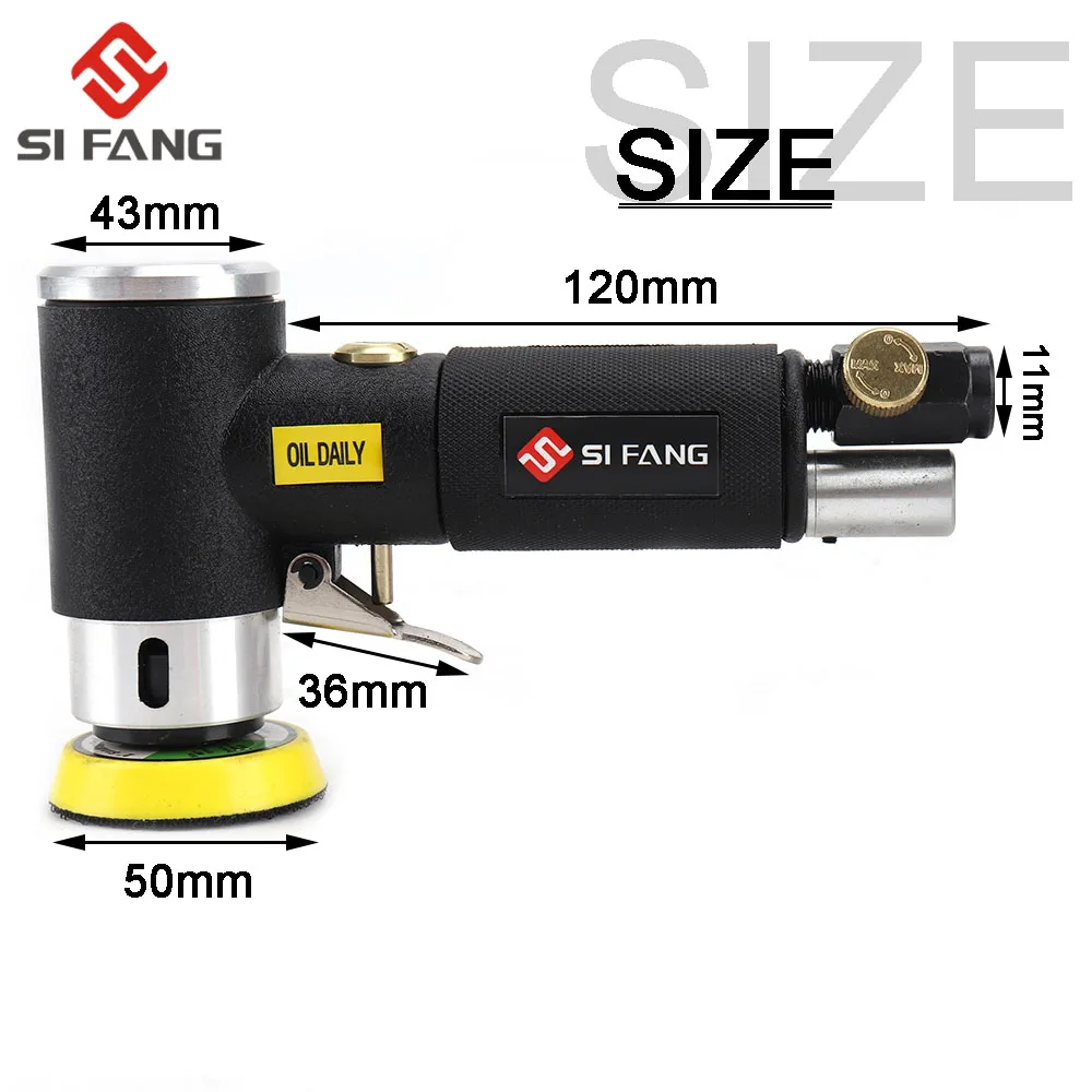 2 inç/3 inç Mini Orbital Hava SanderPnömatik Parlatma Taşlama Makinesi Hava Araçları Tampon Çift Eylem Orbital Parlatıcı Araba için