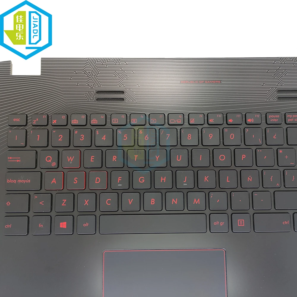 Latin Backlit Palmrest Keyboard For ASUS GL552 GL552JX GL552V GL552VL GL552VW GL552VX LA Keyboards Touchpad Cover 13NB07Z1P04041