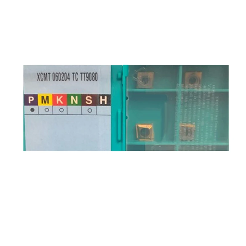 Original XCMT040104 XCMT050204 XCMT060204 XCMT070304 TC TT9030 TT9080 XCMT 050204 060204 070302 Carboneto De Pastilhas de Torneamento Ferramenta