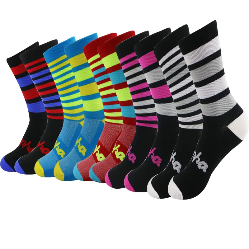 

2021 New Style Sport Cycling Socks Outdoor Tennis Golf Baseball Climbing Socks Running Sport Socks