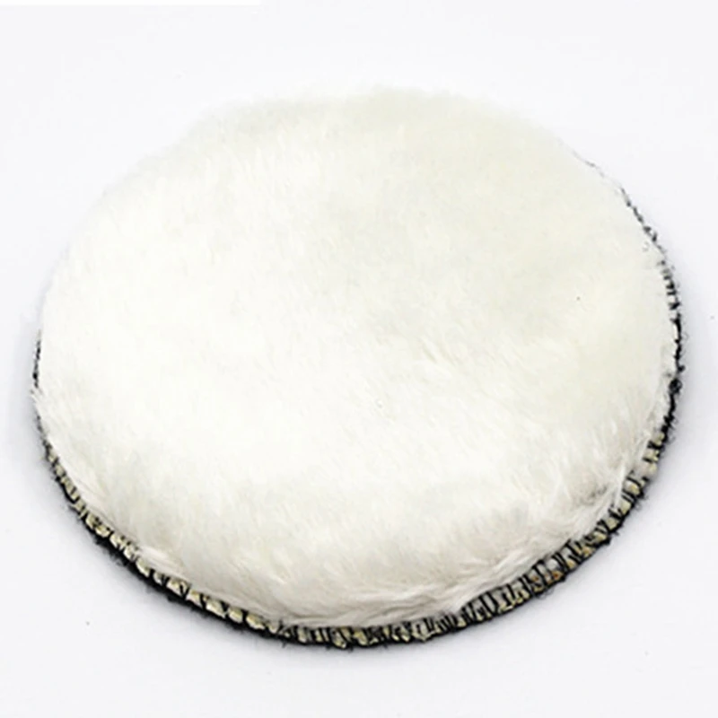 Imagem -04 - Almofada de Polimento de Carro para Polidor Almofadas de Enceramento Bonnet Polidor de Fibra Cuidados de Pintura Pol 125 mm 20 Pcs