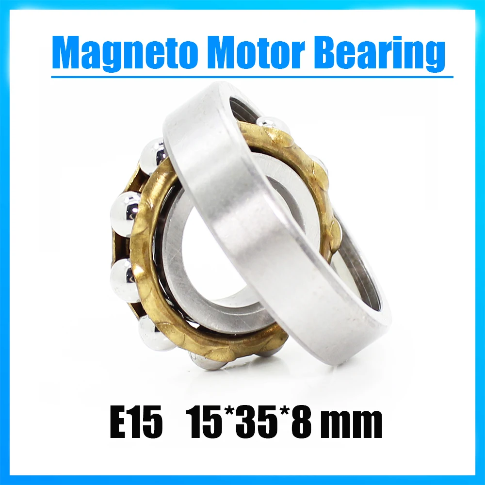 

E15 Magneto Bearing 15*35*8 mm ( 1 PC) Angular Contact Separate Permanent Motor Ball Bearings EN15 FB15