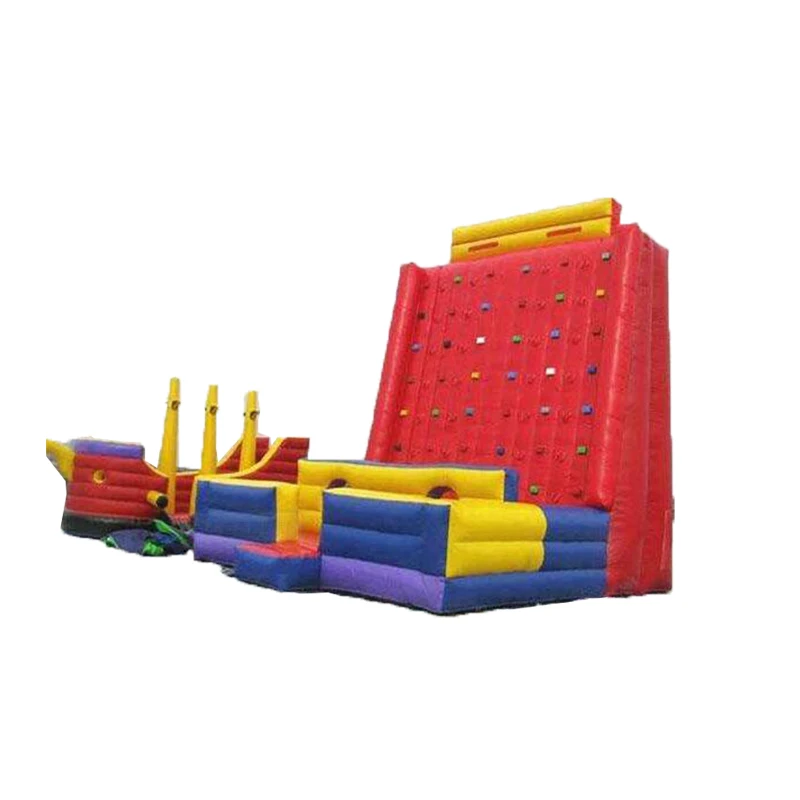 

High quality customize amusement park sports games children inflatable climbing wall for amusement