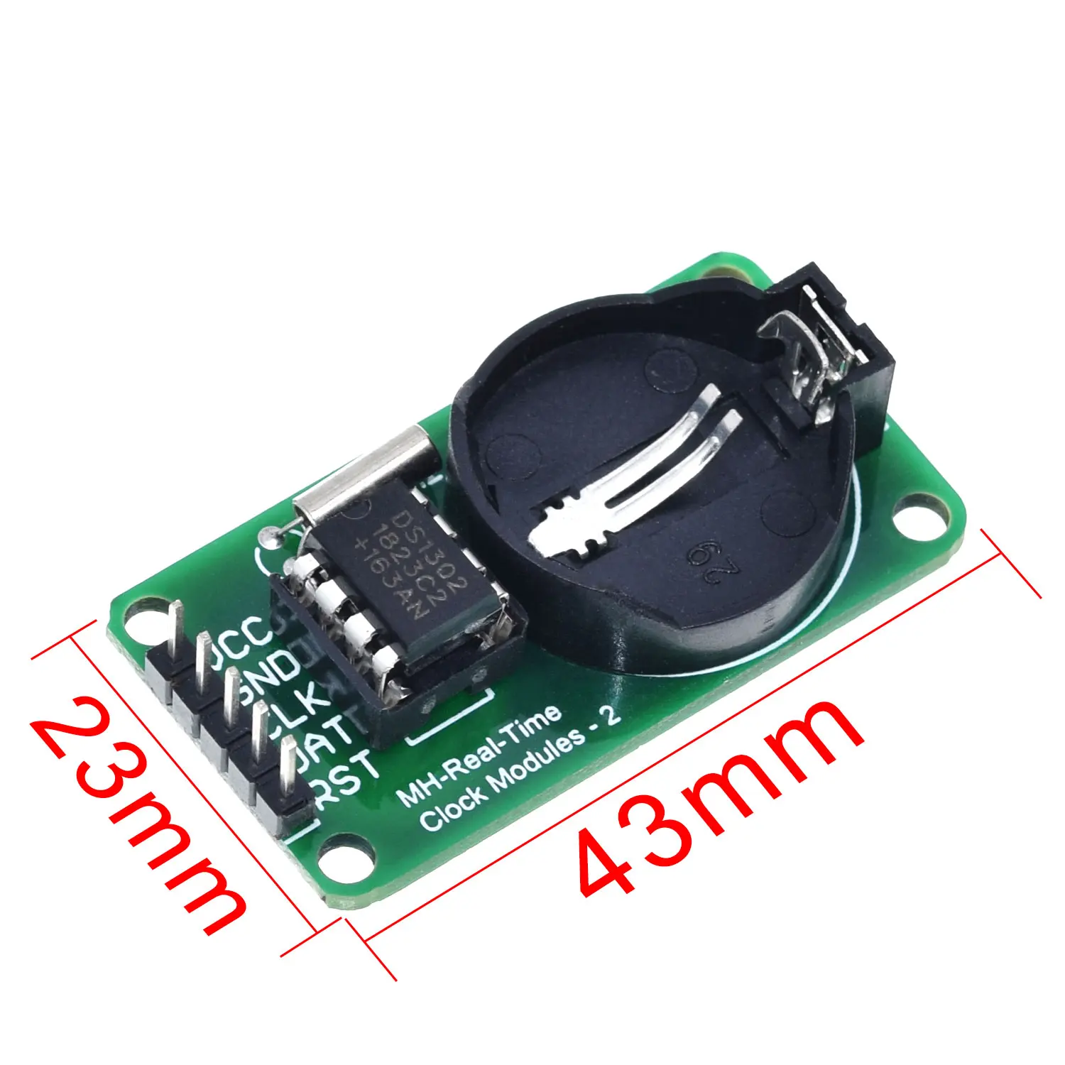 TZT 1/3/5 Stück Neu eingetroffen RTC DS1302 Echtzeituhrmodul für AVR ARM PIC SMD für Arduino – Detail 3