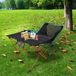 Portable Foldable Table Lightweight Camping Outdoor Furniture Tables Picnic Aluminium Alloy Ultra Light Folding Desk