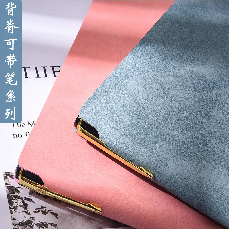 A5 B5 Thickened Notebook Soft Business Leather 96 Sheets Grid Notebook Daily Weekly Planner Journal Notepad   Handbook