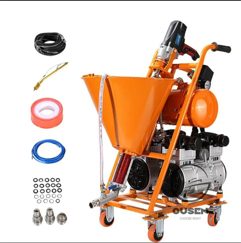 

Putty High Pressure Spraying Machine Grouting Machine Grouter Cement Waterproof Mending Leakage Paint Plaster high pressure