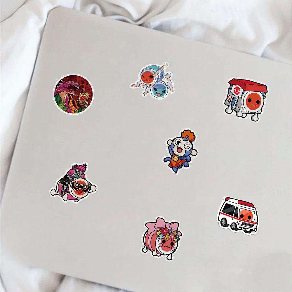 10/30/50PCS Taiko No Tatsujin Adesivi Estetici Laptop Bagagli Bottiglia di Acqua Impermeabile FAI DA TE Graffiti Decal Sticker Confezioni Giocattolo Del Capretto