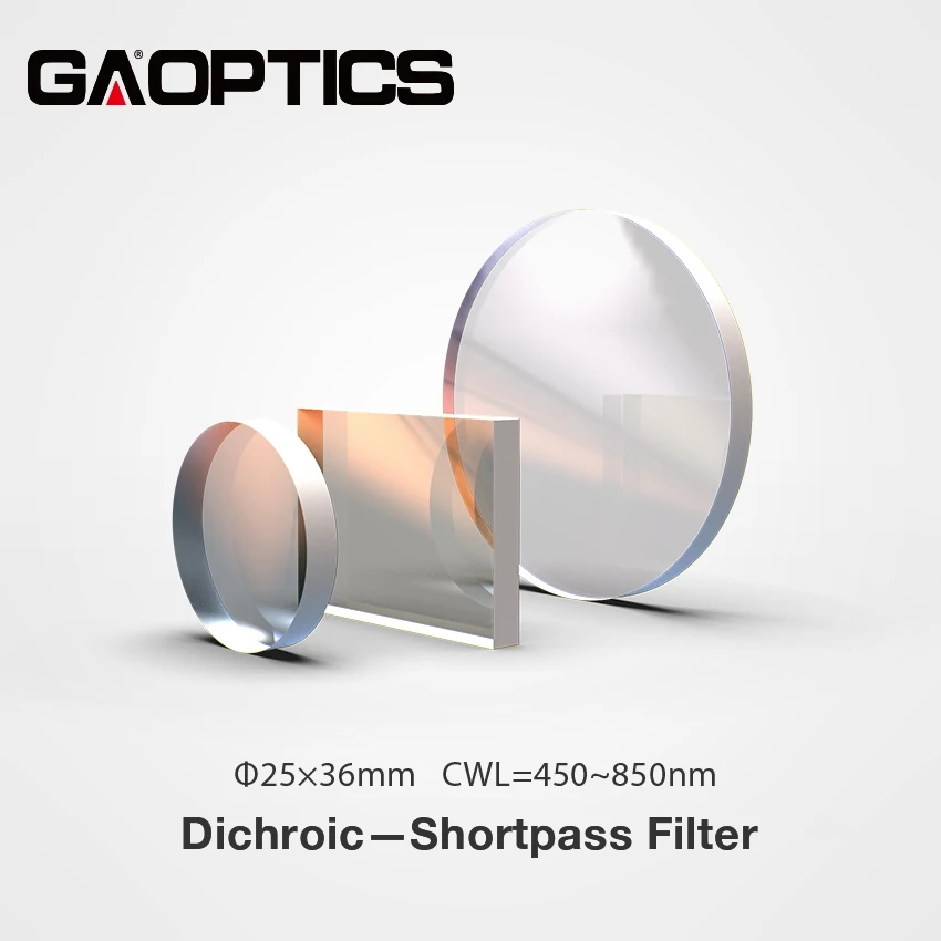 

Custom 25×36mm Optical Dichroic Shortpass Filters