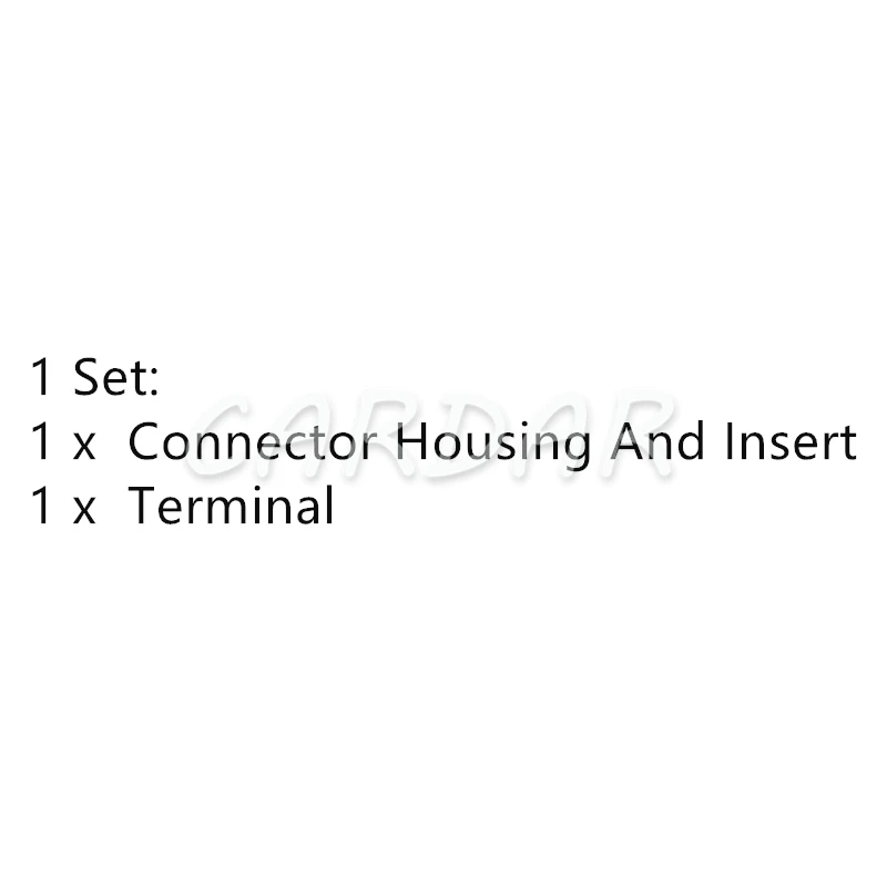 1 Set 1 Pin 9.5 Series Auto Wiring Socket with Terminal AC Assembly Car Unsealed Large Current Connector 927415-4 357915971B