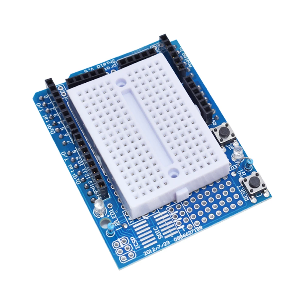 Expansion Board Prototyping 2 Shields Proto UNO R3 Avec Breadboard SYB