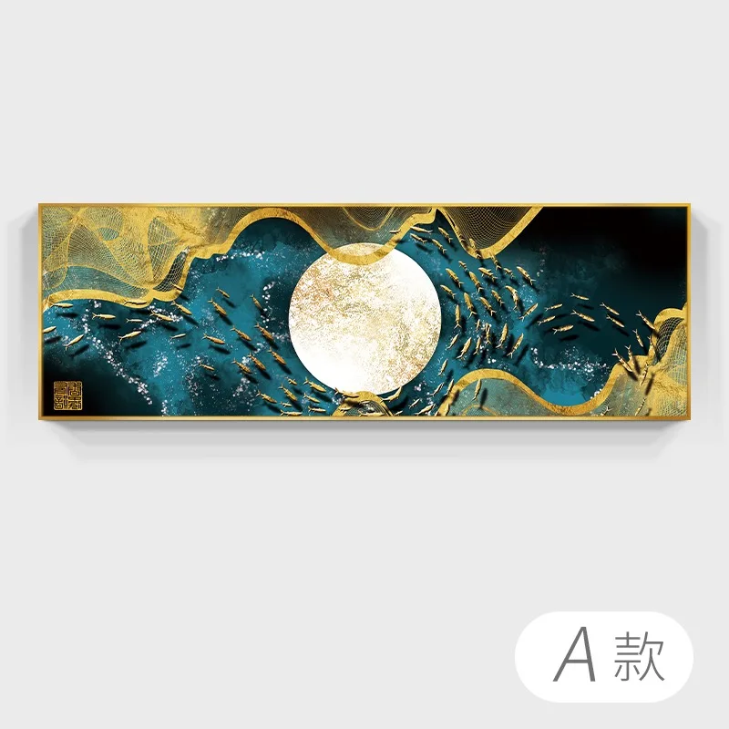 

Абстрактная масляная живопись, печать на холсте, Современная животная рыба, Картина на холсте, настенная живопись, картина для домашнего декора