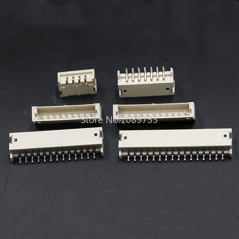 20PCS ZH1.5MM Horizontal SMD Connector Terminal Socket Mini Micro 1.5mm ZH 2P 3P 4P 5P 6P 7P 8P 9P 10P Plug Connector