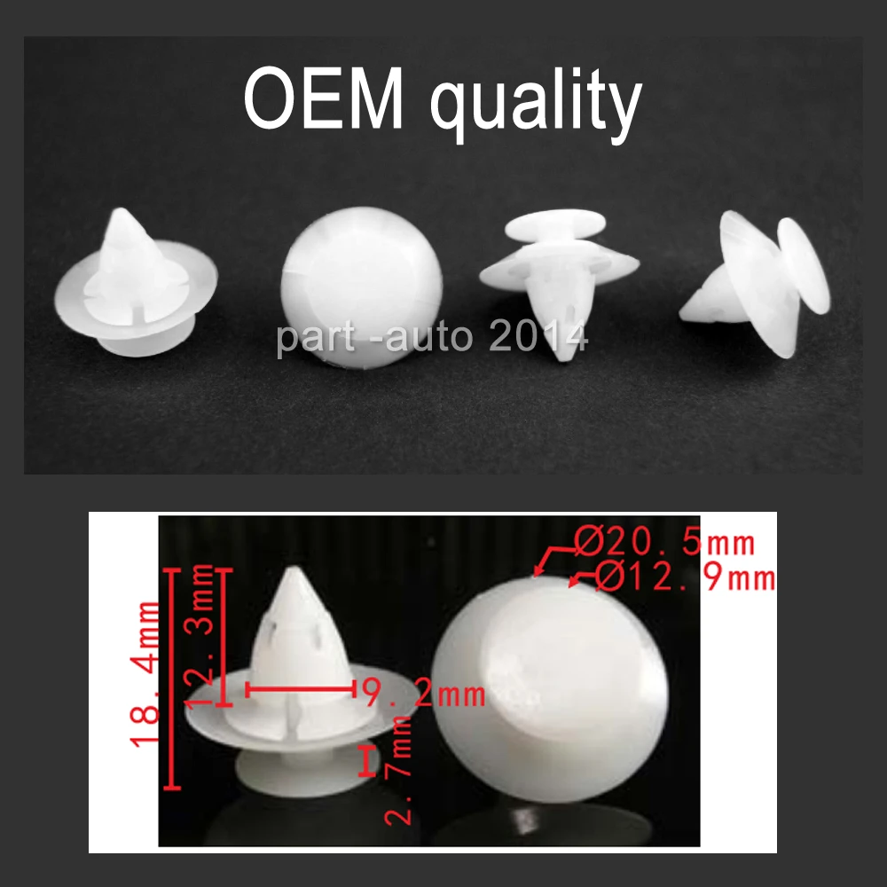 

10x/ 50x / 100x / 500x OEM quality for Ford Ka Bumper Clips- Plastic Fasteners for Bumper & Wheel Arch Trims 1038008