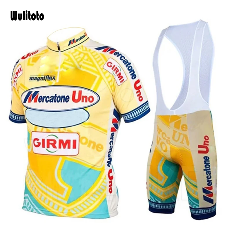 WULITOTO Outdoor summer Short Sleeve set MTB Cycling Jersey Bicycle Top Shirt For Men