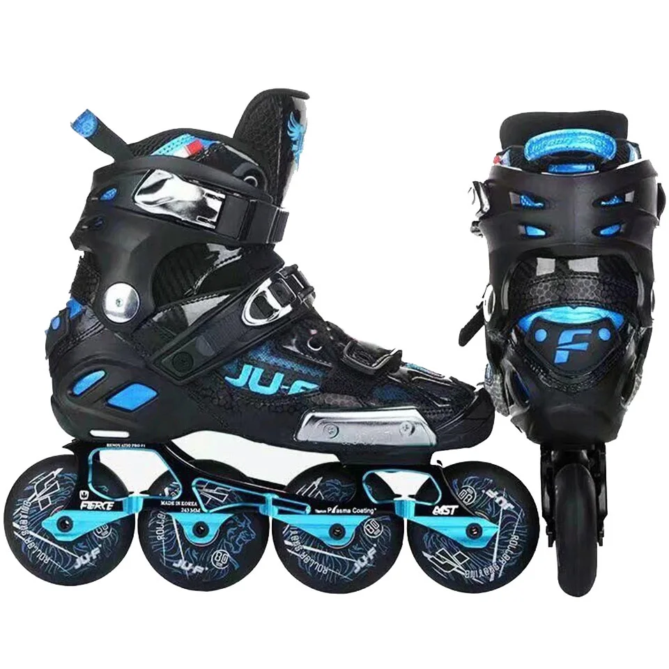 

War Wolf Inline Professional Skates Banana Frame Slalom Adult Roller Skating Shoes Sliding Free Skating Good As SEBA Patines