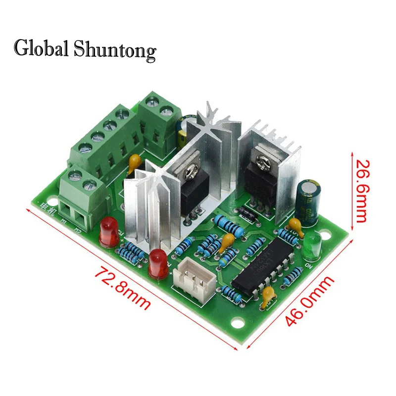 10V 12V 24V 36V Pwm Dc Controller Met Positieve Inversie Schakelaar Pwm Dc Controller Voor Dc motor Speed Controller 150W