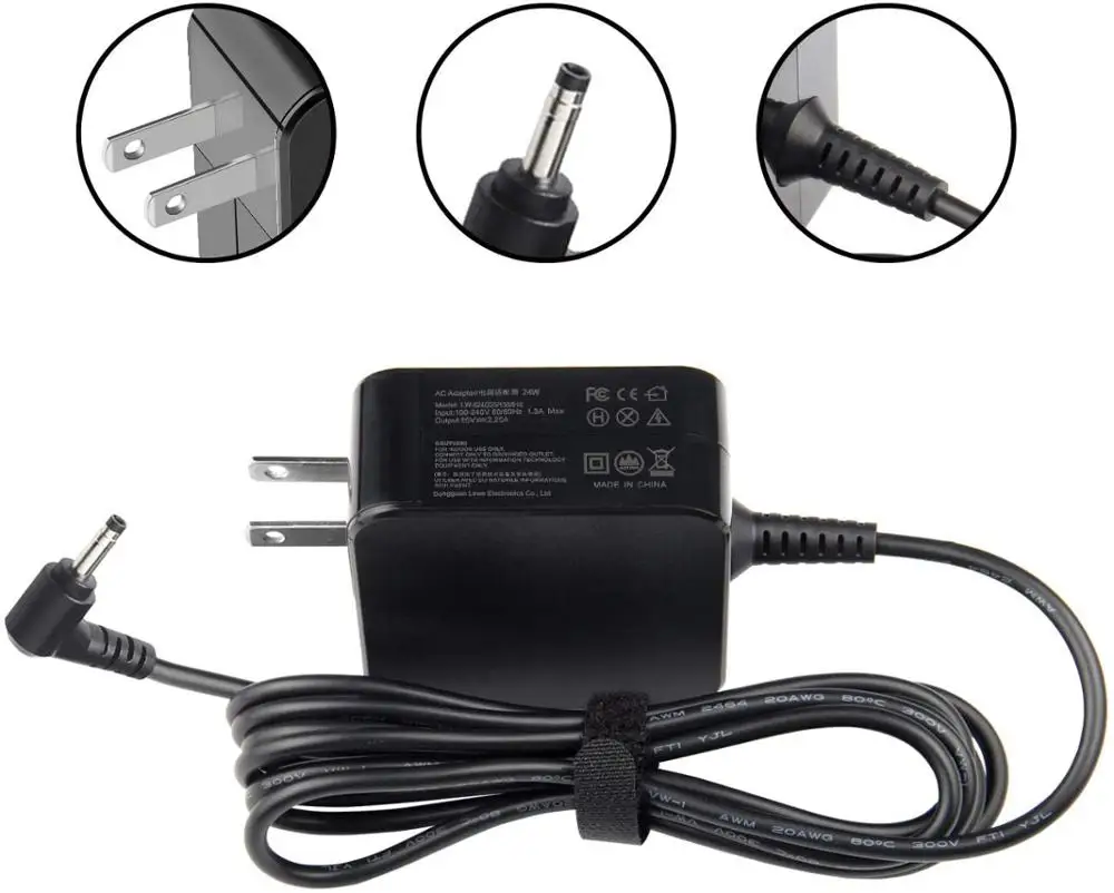 45W 7Ft AC-Adapter-Charger for IdeaPad-100S-14 100-14 100-15 110 110S 120 120S 310 320 330S 510 80T7 ADL45WCC PA-1450-55LL GX20K