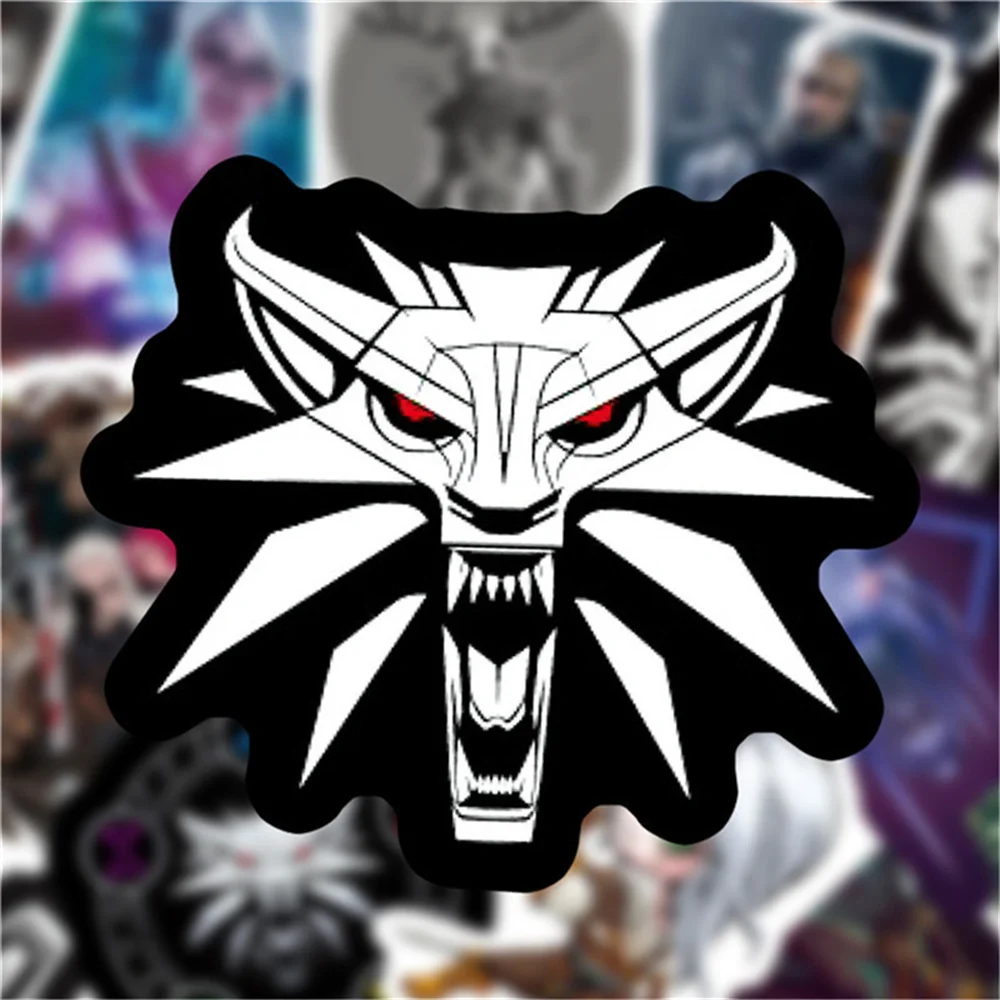 Pegatina de decoración creativa de juego de alta puntuación Witcher, álbum de recortes, monopatín, guitarra, juguete, Maleta, venta al por mayor,