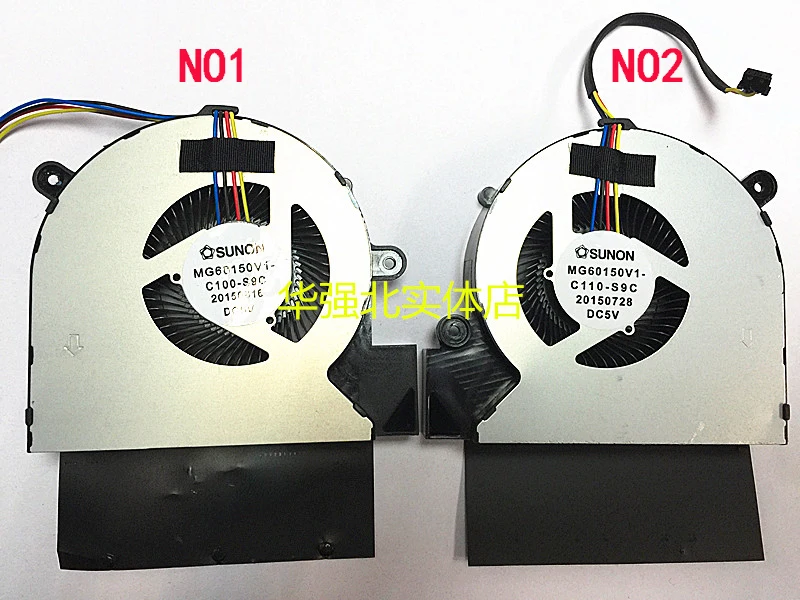 

Used Original MG60150V1-C120-S9C for acer Predator G9-791 591 593 FAN Test OK