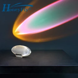 HoneyFly LED Comet Project Night Lamp USB 5V 3W 6W Angel's Eye Sunset Glow Atmosphere Light Crystal Egg-shape Home Christmas