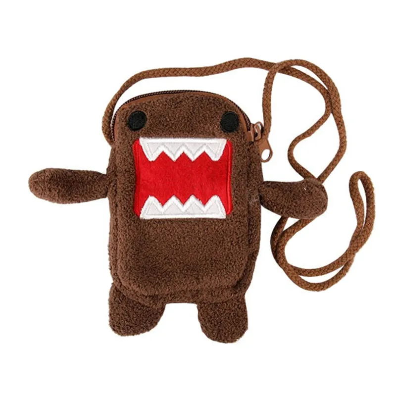 

Domo Kun Plush Coin Purse Wallet Anime Cute Kawaii Small Halter Bag Mini Crossbody Bags for Kids Girls Boys Coin Holder Pouch