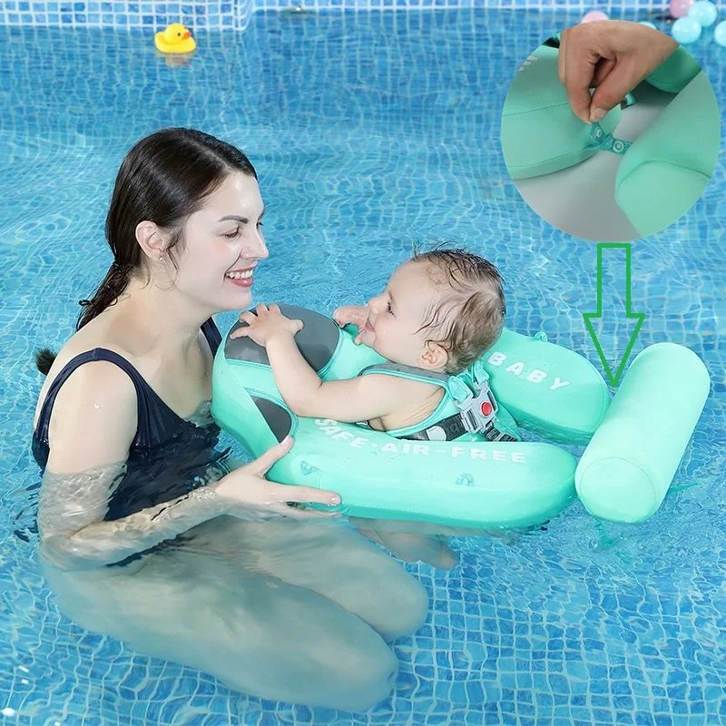 Baby Floater Infant Swimmers Non-Inflatable Float Child Lying Swimming Ring Swim Waist Float Ring Floats Pool Toys Swim Trainer