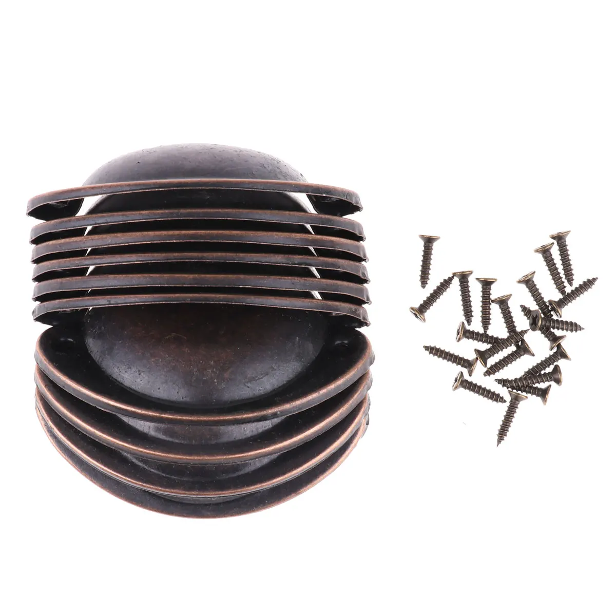 

10pcs Drawer Pulls 82mm Traditional Furniture Cabinet Hardware Bin Cup Drawer Handle Pulls with Screws Cabinet Pulls Furniture