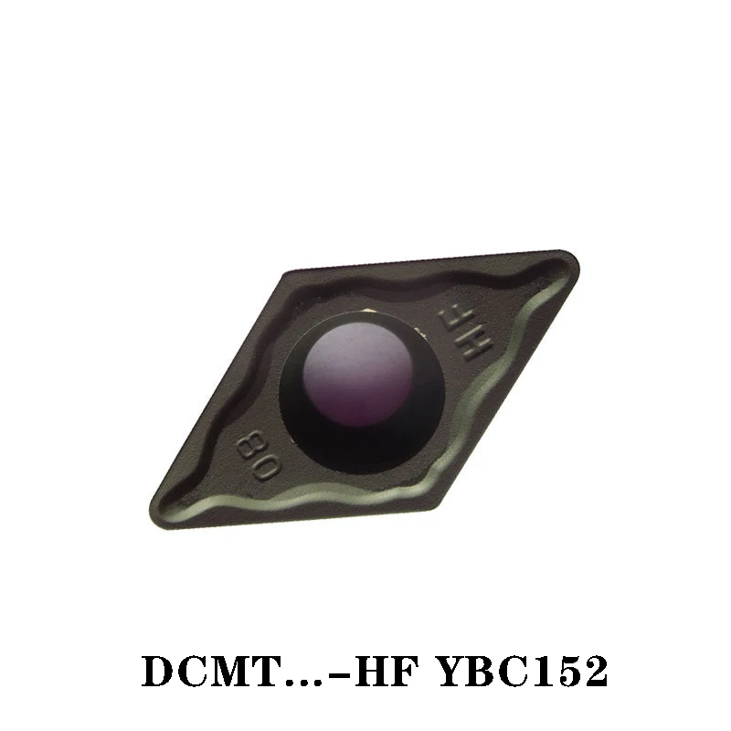ZC DCMT DCMT070202-HF DCMT11T302-HF DCMT11T304-HF 100% Original High Quality Carbide Insert Lathe Cutter Turning Tool 10PCS