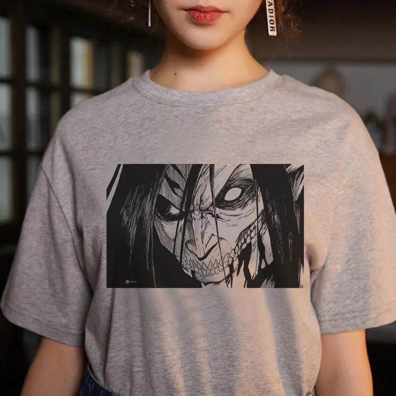 2021 Japanese Anime Final Season Attack On Titan T Shirt Summer Tops Titans Attack Graphic Print Harajuku Women Tees T-shirt Ins