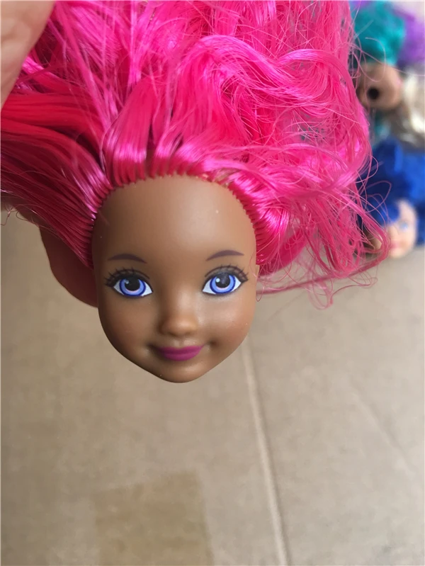 New Arrival Rare Original Kelly Doll Body Head Good Makeup 1/6 Doll Heads Toy Part Quality DIY Toy Princess Doll Accessories