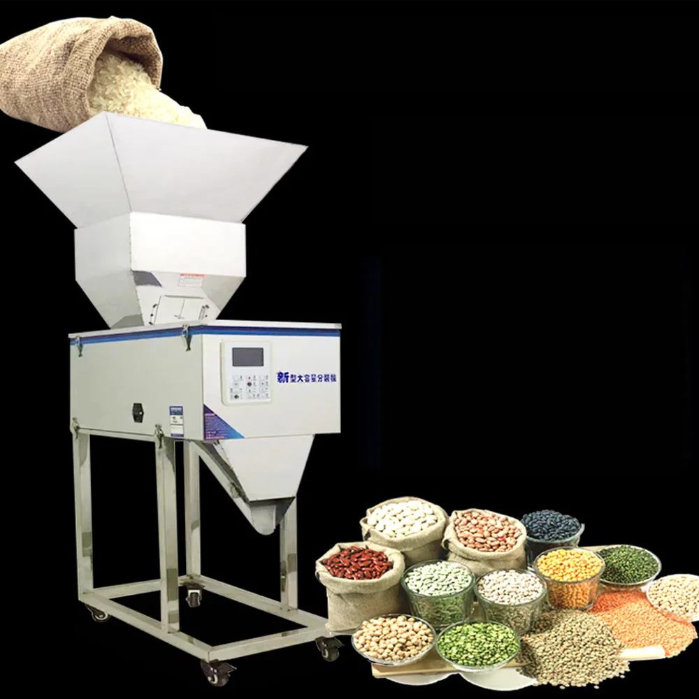 20-3000g large-capacity filling machine granular powder rice fertilizer automatic quantitative filling and filling machine