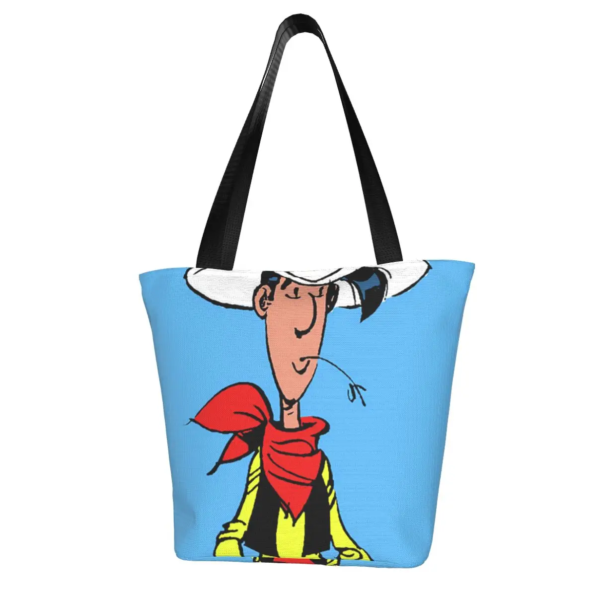 

Lucky Luke Shopping Bag Office Cloth Handbags Woman Bulk Aesthetic Bags