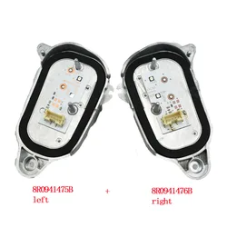 Sidelights Daytime Running Light Module DRL Left & Right 8R0941475B 8R0941476B For 13-17 Audi Q5 LCL 8R0.941.475B 8R0.941.476B