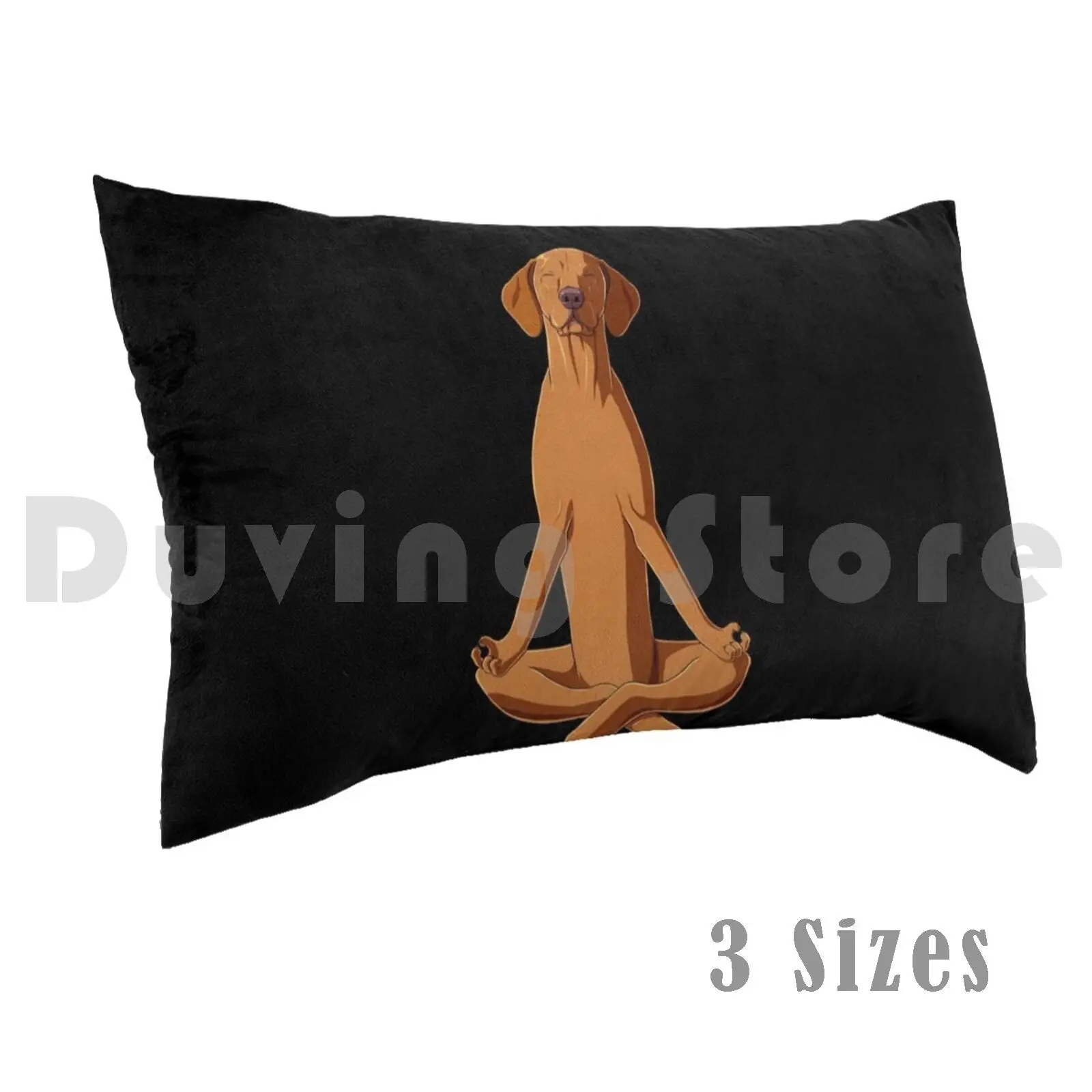 Dog Hungarian Vizsla Meditate Pillow Case 20*30 Inch Dog Hungarian Vizsla Animal Lover Pets Purebred Dog