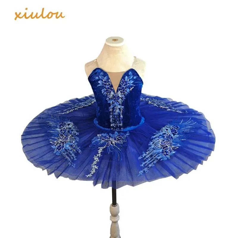 Xanh Dương Ba Lê Tutu Bé Gái Trẻ Em Phụ Nữ Trưởng Thành Chuyên Nghiệp Múa Ba Lê Tutu Adulto Ba Lê Trang Phục Ballerina Vũ Trang Phục Bé Gái Adulto