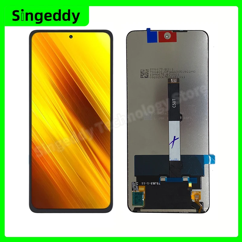 

Cell Phone LCD Assembly For Xiaomi POCO X3, Note 9 Pro 5G, Display Touch Screen Digitizer, MZB07Z0IN, Replacement Parts