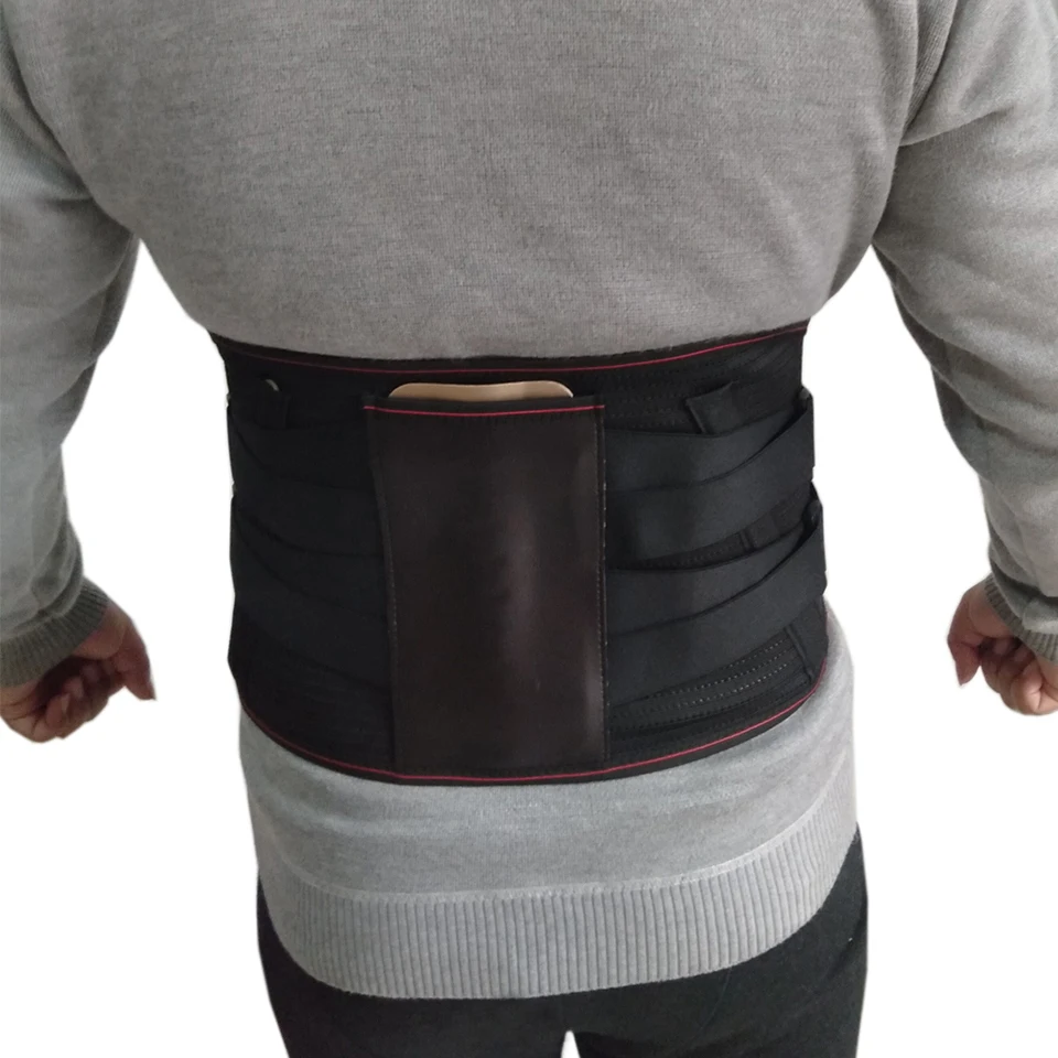 Lumbar Support Belt Disc Herniation Orthopedic Medical Strain Pain Relief Corset For Back Spine Decompression Brace Self-heating